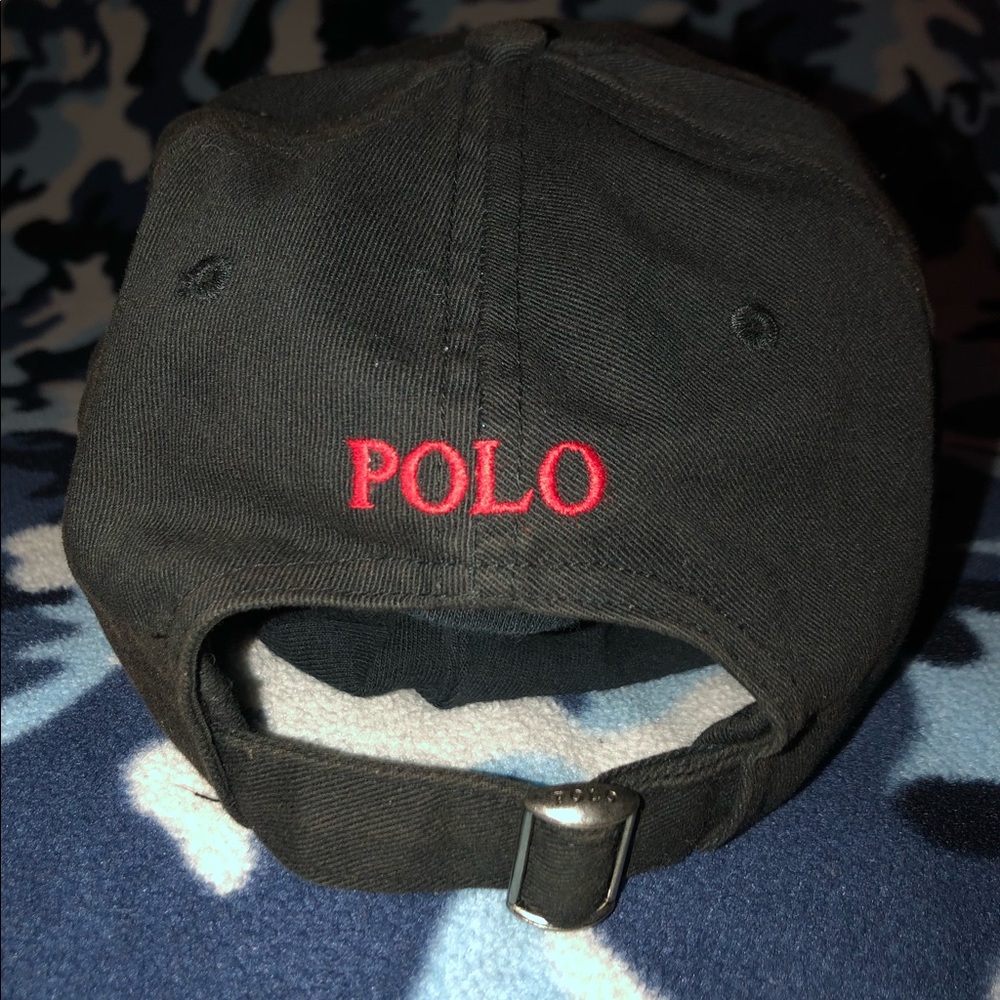 Polo by Ralph Lauren, StrapBack Black & Red